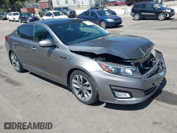 2014 Kia Optima SXL Turbo with VIN 5XXGR4A66EG301327, listed as a IAAI auction lot 41978246 with 140,107 mi miles and . Bid and sale history available at DreamBid. Image 1.