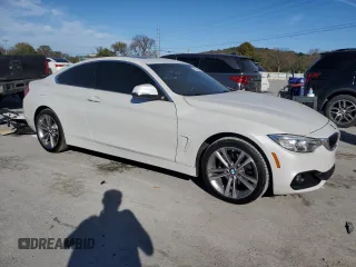 2017 BMW 4 Series 430i xDrive with VIN WBA4R9C5XHK680599, listed as a Copart auction lot 76294074 with Not Provided miles and Salvage Title. Bid and sale history available at DreamBid. Image 4.