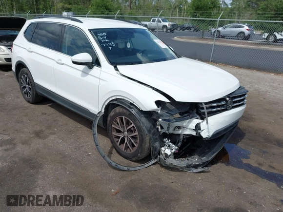 2021 Volkswagen Tiguan SE z VIN 3VV2B7AX5MM057743, wystawiony jako IAAI lot #42471192 z przebiegiem 80 133 mil mil oraz . Historia ofert i sprzedaży dostępna na DreamBid. Obrazek 1.