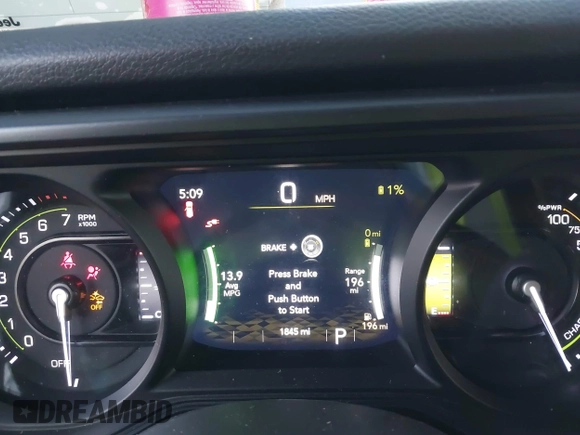 2024 Jeep Wrangler Sport S with VIN 1C4RJXN64RW337985, listed as a IAAI auction lot 41261982 with 1,845 mi miles and . Bid and sale history available at DreamBid. Image 7.