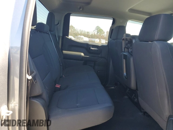2021 Chevrolet Silverado 1500 Custom with VIN 1GCPWBEK3MZ437320, listed as a Copart auction lot 49348155 with 28,563 mi miles and Salvage Title. Bid and sale history available at DreamBid. Image 10.