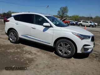 2020 Acura RDX Advance with VIN 5J8TC2H77LL030246, listed as a Copart auction lot 52357305 with 49,442 mi miles and Salvage title. Bid and sale history available at DreamBid. Image 4.