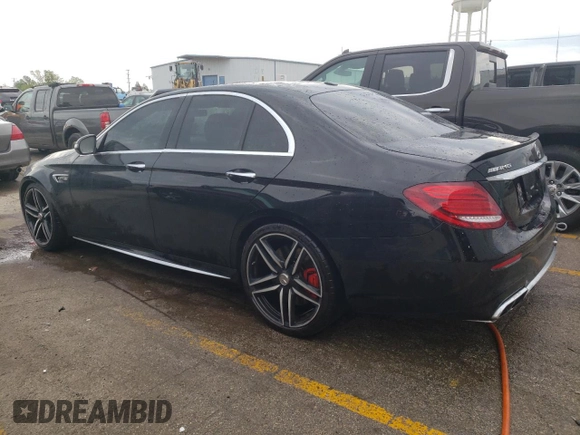 2018 Mercedes-Benz E-Class AMG E 63 S with VIN WDDZF8KB6JA374813, listed as a Copart auction lot 54470114 with 0 mi miles and Salvage Title. Bid and sale history available at carsss.com. Image 2.