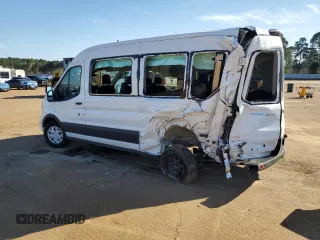 2024 Ford Transit Passenger XL with VIN 1FBAX2C89RKA77582, listed as a Copart auction lot 46699245 with Not Provided miles and Salvage Title. Bid and sale history available at DreamBid. Image 2.
