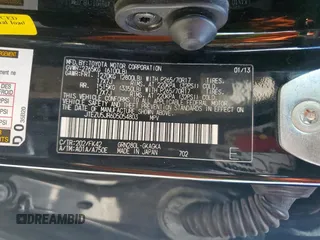 2013 Toyota 4Runner SR5 with VIN JTEZU5JR6D5054803, listed as a Copart auction lot 61860975 with 301,828 mi miles and Salvage title. Bid and sale history available at DreamBid. Image 14.