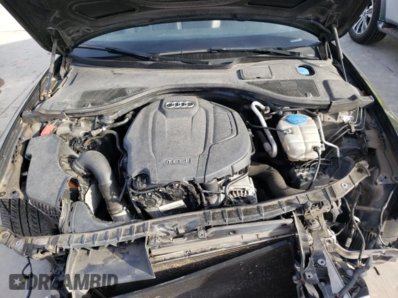 2017 Audi A6 Premium Plus with VIN WAUD8AFC6HN134539, listed as a Copart auction lot 43534113 with 122,214 mi miles. Bid and sale history available at carsss.com. Image 11.