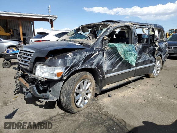 2009 Infiniti QX56 with VIN 5N3AA08C79N902566, listed as a Copart auction lot 47442555 with 125,860 mi miles and Non Repairable. Bid and sale history available at carsss.com. Image 1.
