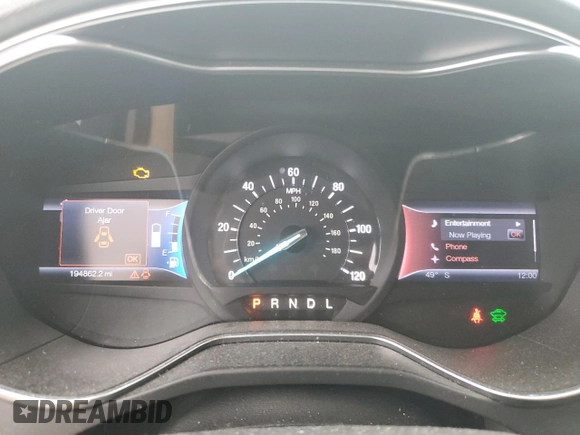 2013 Ford Fusion SE Hybrid с VIN 3FA6P0LU9DR233472, выставлен на аукционе Copart как лот 57994345 с пробегом 194 862 миль миль и Списание • Salvage title. История ставок и продаж доступна на DreamBid. Изображение 9.