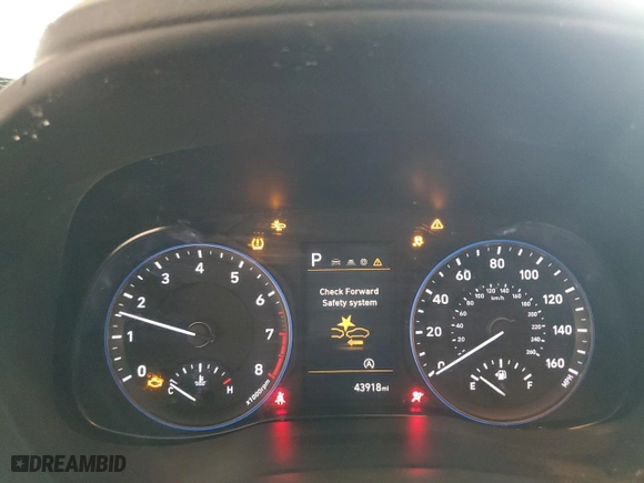 2023 Hyundai Kona SE with VIN KM8K22AB3PU028520, listed as a Copart auction lot 54445485 with 43,918 mi miles and Salvage Title. Bid and sale history available at carsss.com. Image 9.