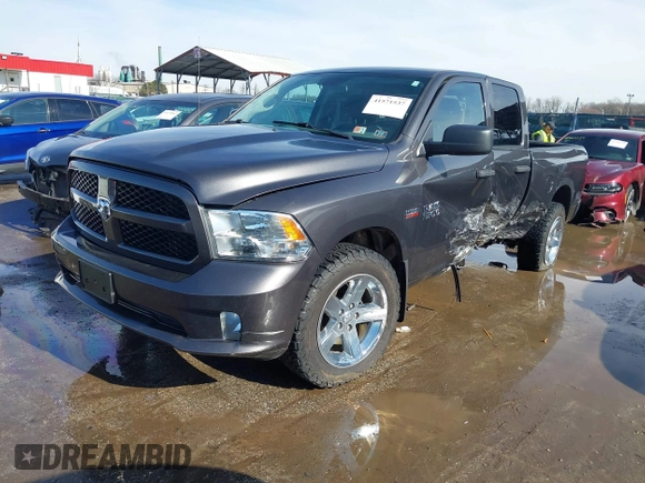 2018 Ram 1500 Tradesman with VIN 1C6RR7FT2JS208952, listed as a IAAI auction lot 41571537 with 116,709 mi miles and . Bid and sale history available at DreamBid. Image 17.