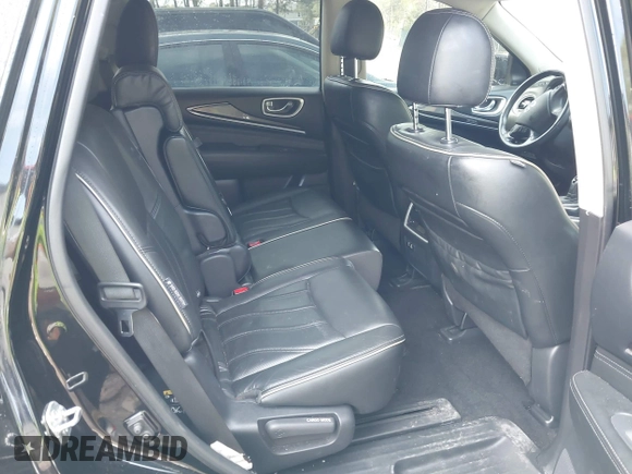 2019 Infiniti QX60 PURE with VIN 5N1DL0MM4KC554662, listed as a IAAI auction lot 41851642 with 166,390 mi miles. Bid and sale history available at carsss.com. Image 8.