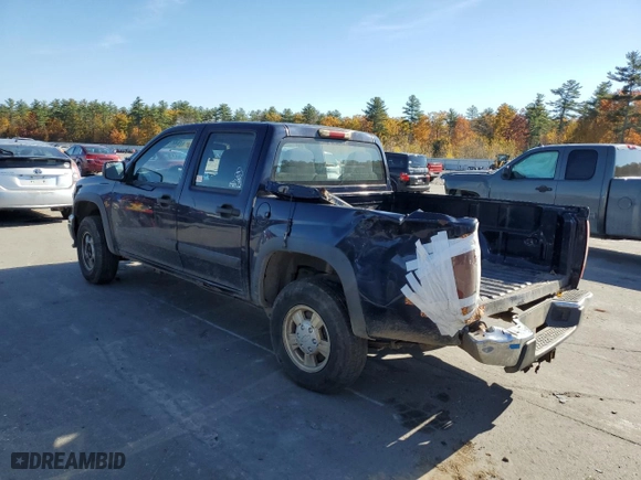 2007 Chevrolet Colorado LT w/2LT with VIN 1GCDT13E378201635, listed as a Copart auction lot 76487484 with 0 mi miles and Salvage Title. Bid and sale history available at carsss.com. Image 2.
