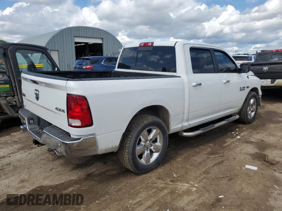 2016 Ram 1500 Big Horn with VIN 3C6RR7LT5GG344982, listed as a Copart auction lot 58986555 with 101,283 mi miles and Salvage title. Bid and sale history available at DreamBid. Image 3.