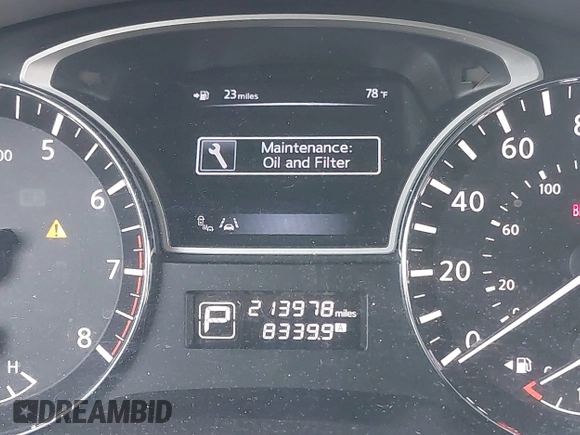 2013 Nissan Altima SL with VIN 1N4AL3AP9DN438569, listed as a IAAI auction lot 42713830 with 213,978 mi miles and . Bid and sale history available at DreamBid. Image 7.