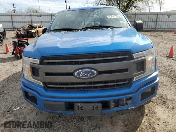 2020 Ford F-150 XL with VIN 1FTEW1CP8LKE86374, listed as a Copart auction lot 43607505 with 163,898 mi miles and Salvage Title. Bid and sale history available at carsss.com. Image 5.