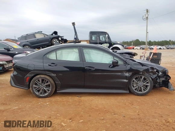 2024 Subaru WRX with VIN JF1VBAB69R9810460, listed as a IAAI auction lot 41758086 with 2,838 mi miles. Bid and sale history available at carsss.com. Image 13.