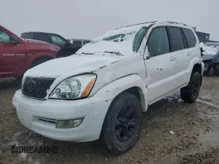 2004 Lexus GX 470 with VIN JTJBT20X040065197, listed as a Copart auction lot 46174995 with 0 mi miles and Salvage Title. Bid and sale history available at carsss.com. Image 1.