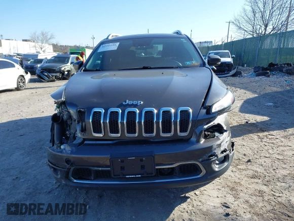 2014 Jeep Cherokee Limited with VIN 1C4PJMDS3EW140238, listed as a IAAI auction lot 41985580 with 145,614 mi miles. Bid and sale history available at carsss.com. Image 11.