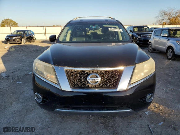2013 Nissan Pathfinder Platinum with VIN 5N1AR2MN8DC690107, listed as a Copart auction lot 83105754 with 202,704 mi miles and Clean Title. Bid and sale history available at carsss.com. Image 5.