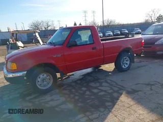 2001 Ford Ranger XL with VIN 1FTYR10C21TA03524, listed as a IAAI auction lot 41673490 with 59,522 mi miles. Bid and sale history available at carsss.com. Image 2.