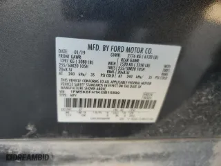 2019 Ford Explorer Limited with VIN 1FM5K8FH1KGB15899, listed as a Copart auction lot 82613044 with 130,417 mi miles and Salvage Title. Bid and sale history available at carsss.com. Image 13.