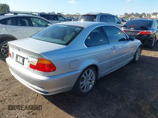 2001 BMW 3 Series 330Ci with VIN WBABN53401JU34692, listed as a IAAI auction lot 41763039 with 204,062 mi miles. Bid and sale history available at carsss.com. Image 4.