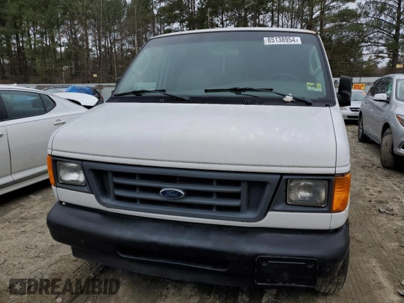 2003 Ford Econoline Cargo with VIN 1FTRE14263HB60156, listed as a Copart auction lot 85138954 with 202,624 mi miles and Clean Title. Bid and sale history available at carsss.com. Image 5.
