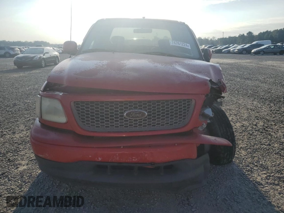 2001 Ford F-150 XL with VIN 2FTRX07LX1CA30894, listed as a Copart auction lot 74761224 with 0 mi miles and Salvage Title. Bid and sale history available at carsss.com. Image 5.