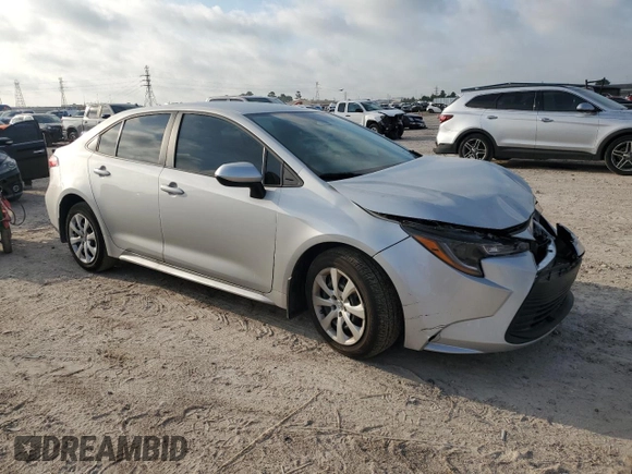 2025 Toyota Corolla LE z VIN 5YFB4MDE6SP251043, wystawiony jako Copart lot #56819775 z przebiegiem 2 376 mil mil oraz Szkoda całkowita • Salvage title. Historia ofert i sprzedaży dostępna na DreamBid. Obrazek 4.