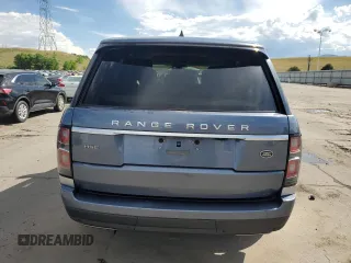 2019 Land Rover Range Rover HSE with VIN SALGS2SV8KA525147, listed as a Copart auction lot 63260595 with 47,219 mi miles and Salvage title. Bid and sale history available at DreamBid. Image 6.