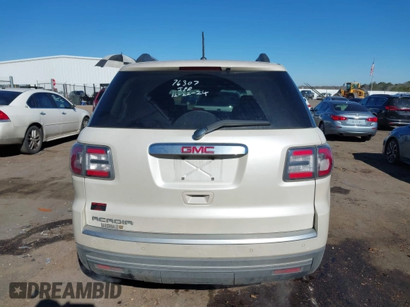 2014 GMC Acadia SLT with VIN 1GKKRRKD1EJ260657, listed as a IAAI auction lot 41383103 with 154,915 mi miles. Bid and sale history available at carsss.com. Image 16.