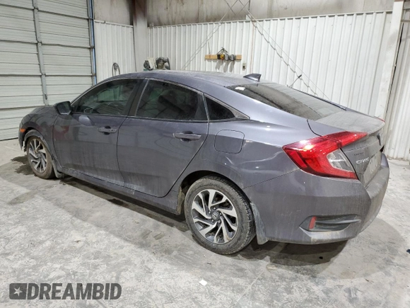 2018 Honda Civic EX with VIN 2HGFC2F74JH551290, listed as a Copart auction lot 45711675 with 123,774 mi miles and Salvage Title. Bid and sale history available at DreamBid. Image 2.