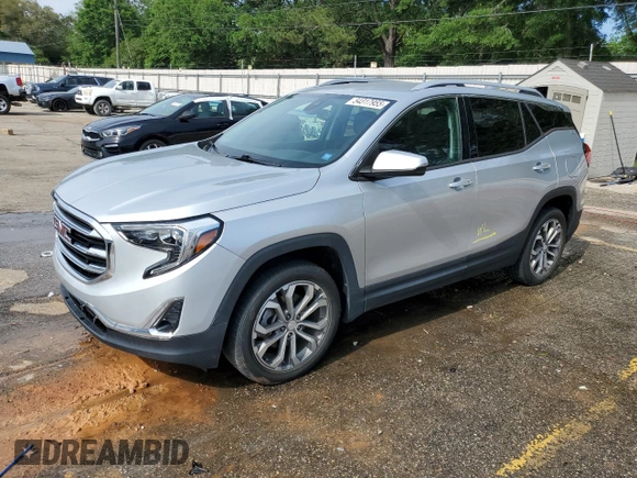 2020 GMC Terrain SLT with VIN 3GKALPEX0LL235844, listed as a Copart auction lot 54317955 with 84,323 mi miles and Salvage title. Bid and sale history available at DreamBid. Image 1.