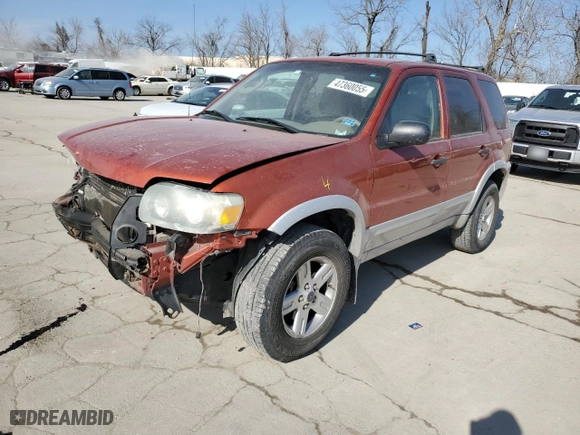 2007 Ford Escape XLT with VIN 1FMYU931X7KA43075, listed as a Copart auction lot 47360055 with 192,968 mi miles and Salvage Title. Bid and sale history available at carsss.com. Image 1.