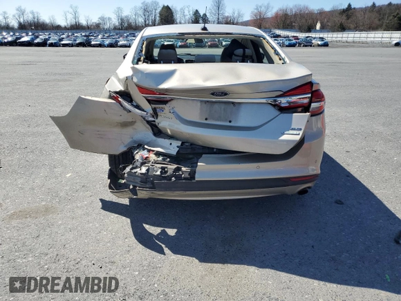 2018 Ford Fusion SE with VIN 3FA6P0HD4JR157390, listed as a Copart auction lot 50189075 with 115,410 mi miles and Salvage Title. Bid and sale history available at DreamBid. Image 6.