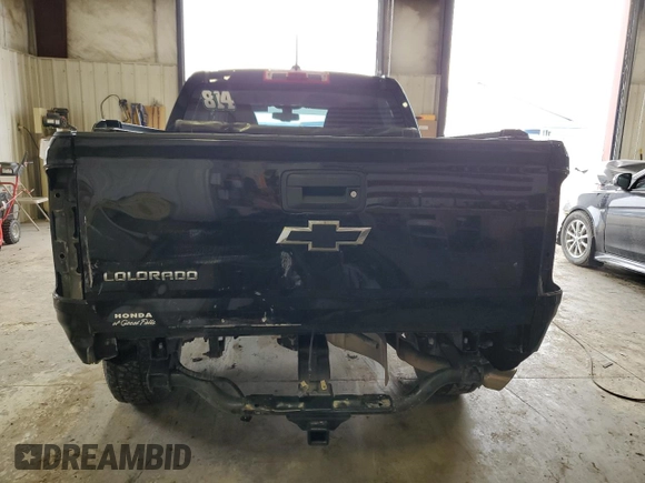 2015 Chevrolet Colorado 4WD Z71 with VIN 1GCGTCE35F1271343, listed as a Copart auction lot 48898704 with 109,608 mi miles and Salvage title. Bid and sale history available at DreamBid. Image 6.