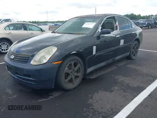2003 Infiniti G35 z VIN JNKCV51E43M302425, wystawiony jako IAAI lot #42247577 z przebiegiem 157 195 mil mil oraz . Historia ofert i sprzedaży dostępna na DreamBid. Obrazek 2.