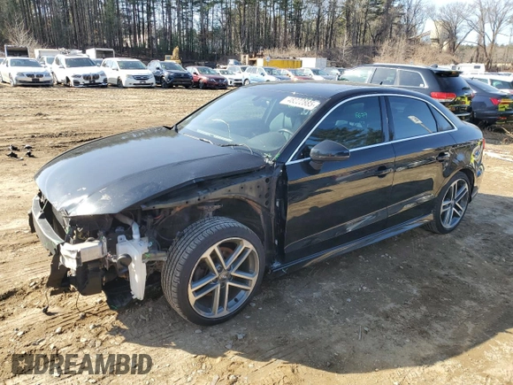 2017 Audi A3 Premium Plus with VIN WAUJ8GFF1H1026563, listed as a Copart auction lot 48222885 with 114,543 mi miles and Salvage Title. Bid and sale history available at DreamBid. Image 1.