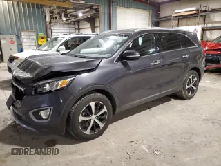 2016 Kia Sorento EX with VIN 5XYPH4A53GG051831, listed as a Copart auction lot 46897425 with 156,605 mi miles and Salvage Title. Bid and sale history available at carsss.com. Image 1.