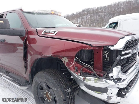 2023 Ram 2500 Tradesman with VIN 3C6UR5CJ6PG591487, listed as a IAAI auction lot 41333603 with 7,817 mi miles. Bid and sale history available at carsss.com. Image 6.