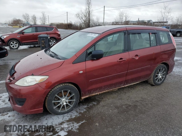2008 Mazda 5 Sport with VIN JM1CR293780324716, listed as a Copart auction lot 87047754 with Not Provided miles and Non Repairable. Bid and sale history available at carsss.com. Image 1.