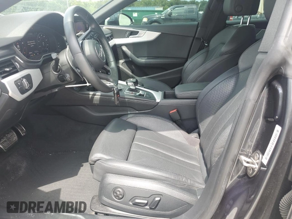2019 Audi A5 Sportback Premium Plus with VIN WAUENCF59KA070019, listed as a Copart auction lot 65652683 with 48,694 mi miles. Bid and sale history available at carsss.com. Image 7.