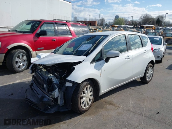 2016 Nissan Note S z VIN 3N1CE2CP0GL384560, wystawiony jako IAAI lot #41816395 z przebiegiem 96 941 mil mil oraz . Historia ofert i sprzedaży dostępna na DreamBid. Obrazek 2.
