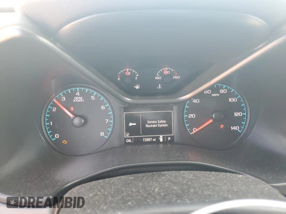 2020 GMC Canyon 2WD with VIN 1GTG5BEN2L1168799, listed as a Copart auction lot 71917284 with 72,887 mi miles and Salvage Title. Bid and sale history available at carsss.com. Image 9.