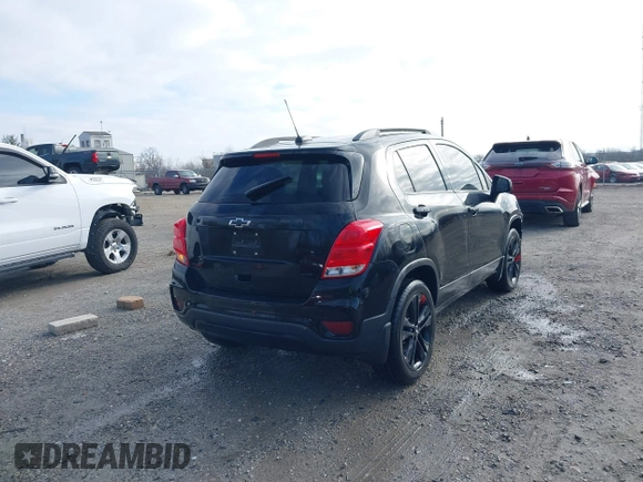 2018 Chevrolet Trax LT with VIN 3GNCJPSB0JL378879, listed as a IAAI auction lot 41887340 with 112,314 mi miles and . Bid and sale history available at carsss.com. Image 4.