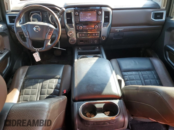 2016 Nissan Titan XD Platinum Reserve with VIN 1N6BA1F46GN506609, listed as a Copart auction lot 69445824 with 126,228 mi miles and Salvage Title. Bid and sale history available at carsss.com. Image 8.