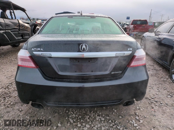 2011 Acura RL Technology with VIN JH4KB2F61BC000812, listed as a Copart auction lot 51350155 with 159,498 mi miles and Salvage Title. Bid and sale history available at DreamBid. Image 6.