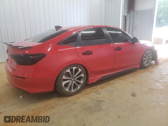 2023 Honda Civic Si z VIN 2HGFE1E56PH475990, wystawiony jako Copart lot #56703485 z przebiegiem 45 187 mil mil oraz Czysty tytuł • Clean title. Historia ofert i sprzedaży dostępna na DreamBid. Obrazek 3.