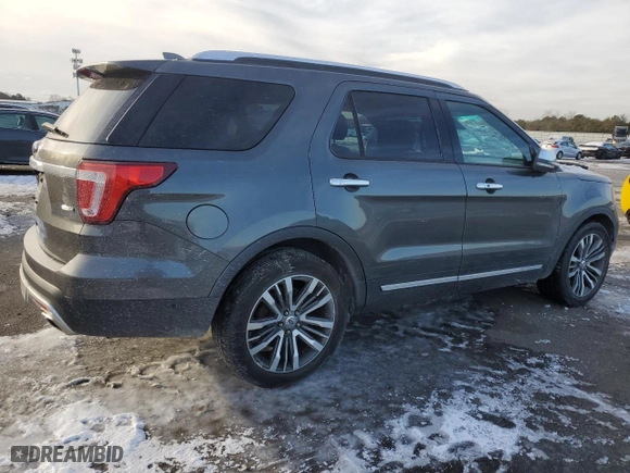 2016 Ford Explorer Platinum with VIN 1FM5K8HT5GGC02035, listed as a Copart auction lot 89153035 with 113,367 mi miles and Salvage Title. Bid and sale history available at carsss.com. Image 3.