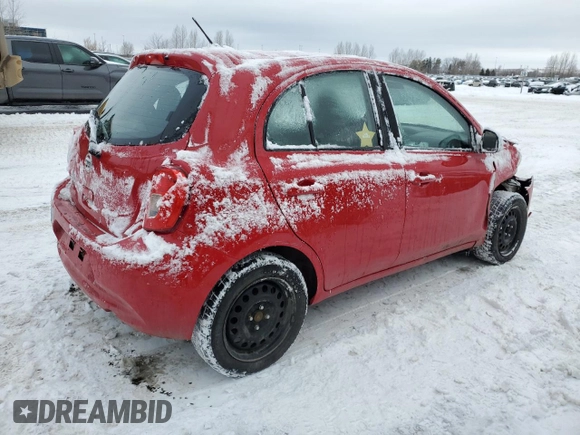 2017 Nissan Micra S z VIN 3N1CK3CP9HL236293, wystawiony jako Copart lot #43354275 z przebiegiem 87 983 mil mil oraz Szkody całkowita. Historia ofert i sprzedaży dostępna na DreamBid. Obrazek 3.